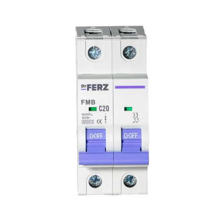 FMB-C 6kA 2P 20 х-ка C Автоматический выключатель